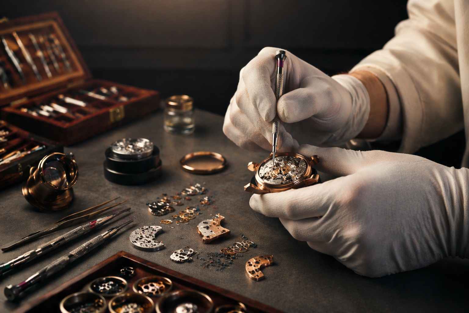 Vintage watch restoration